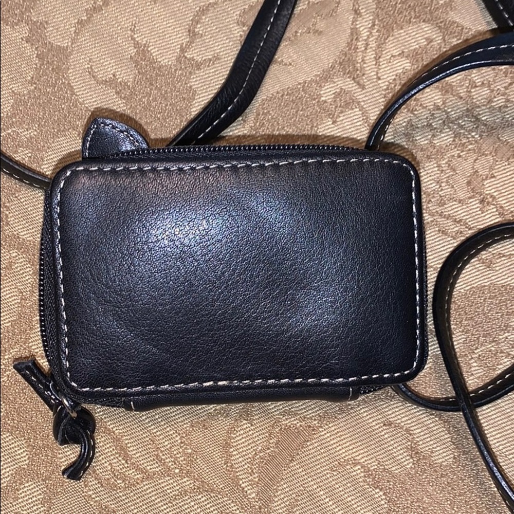 Brighton small over the shoulder leather clutch - Picture 4 of 6